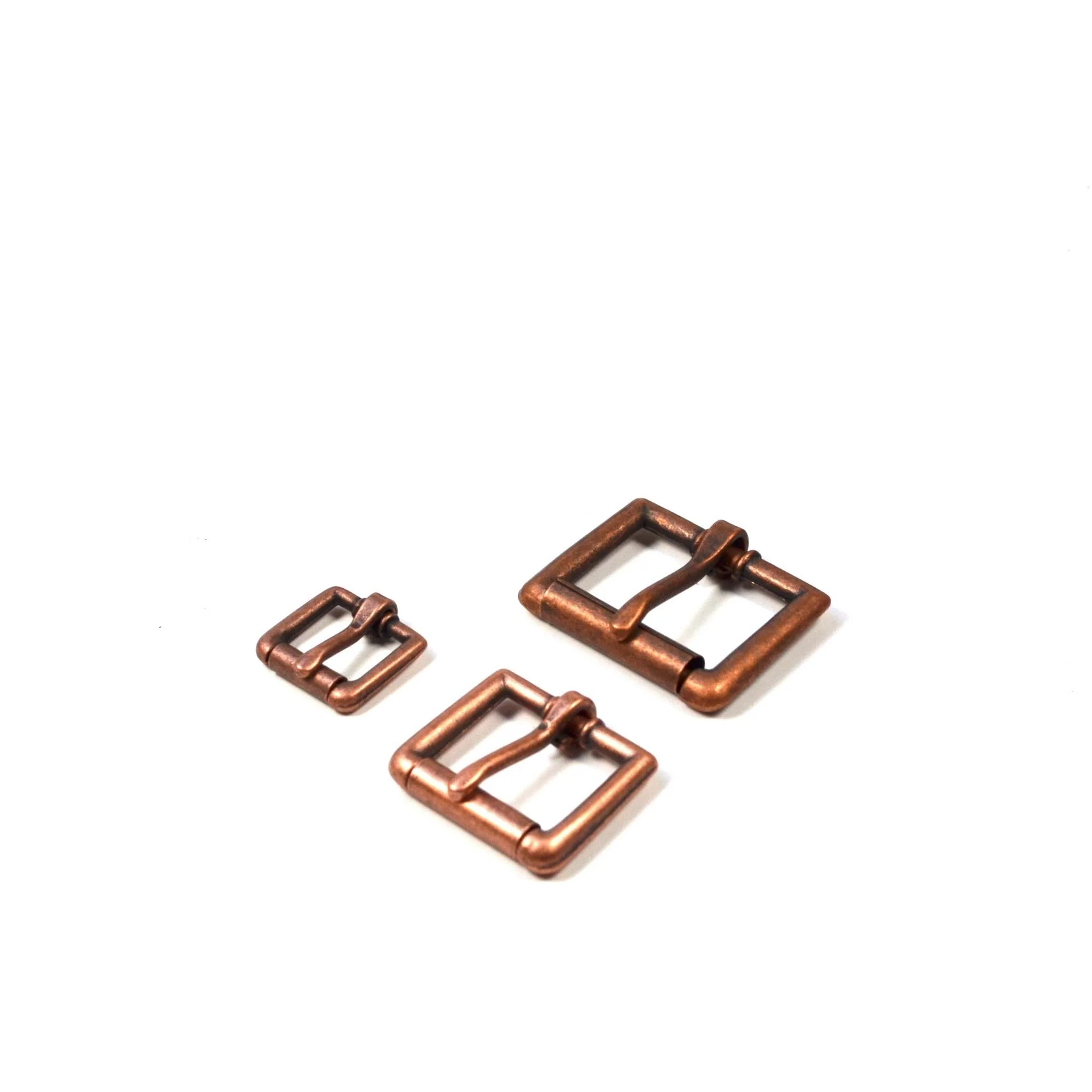 Roller Strap Buckles - Antique Copper