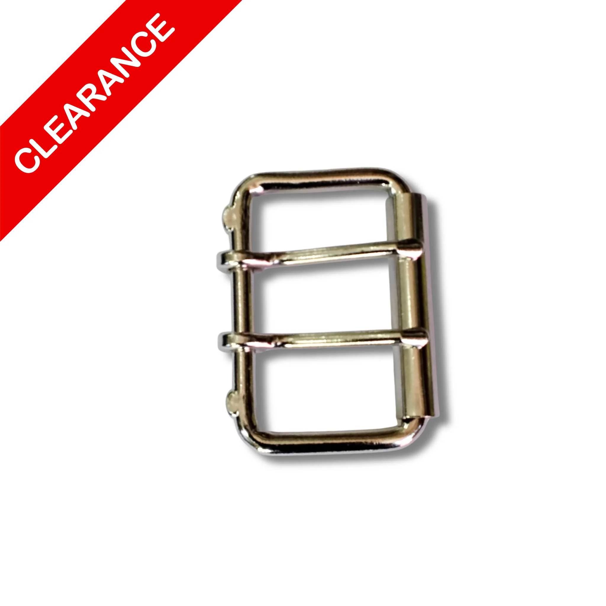 SALE 2 Prong Roller Buckle 2 1/2"