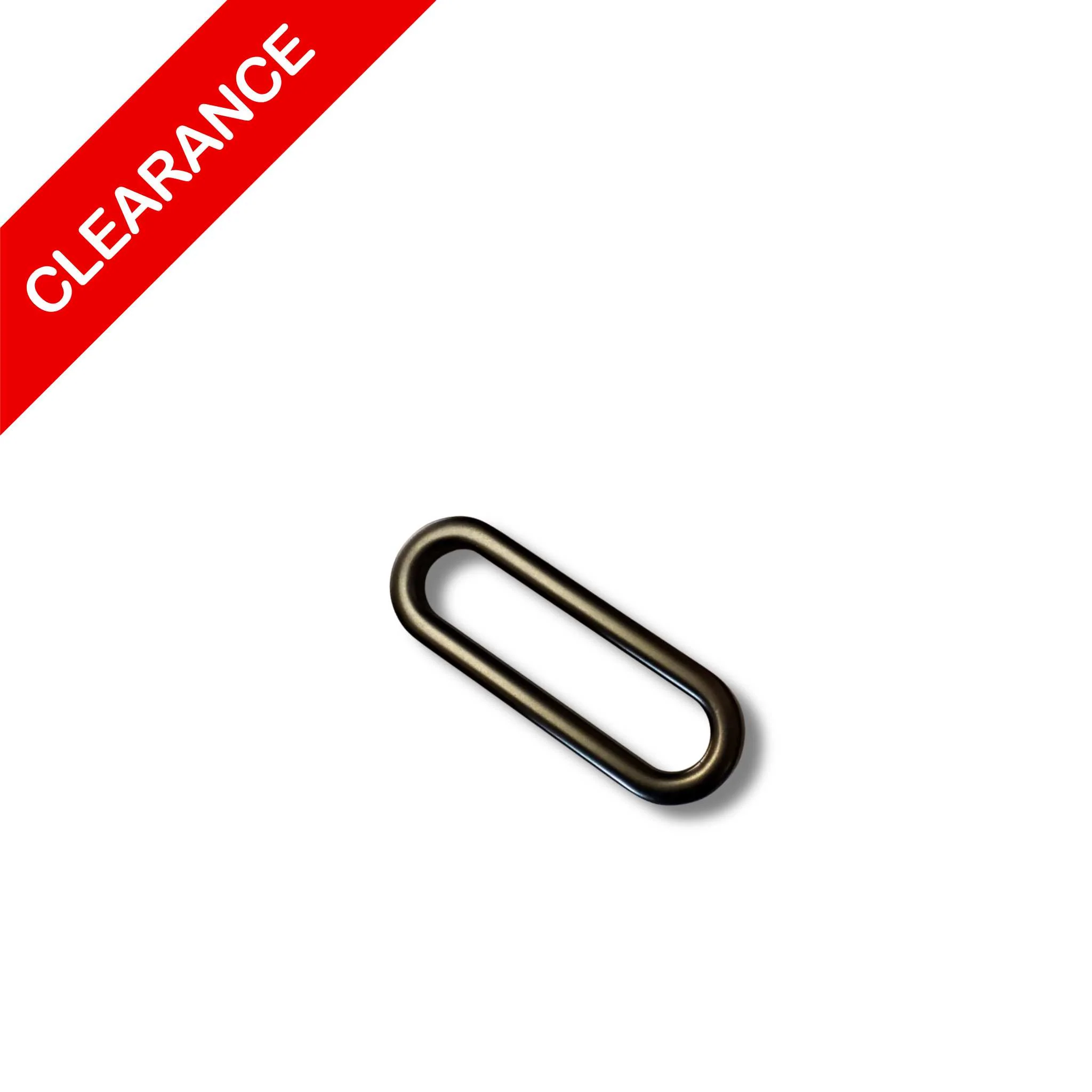 SALE Strap Loop Gunmetal 2"