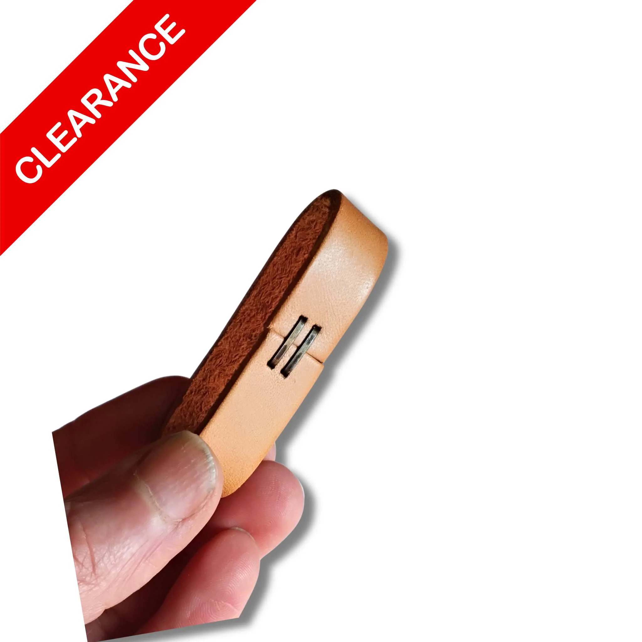 SALE Veg Tan Leather Keeper 2" - Image 2