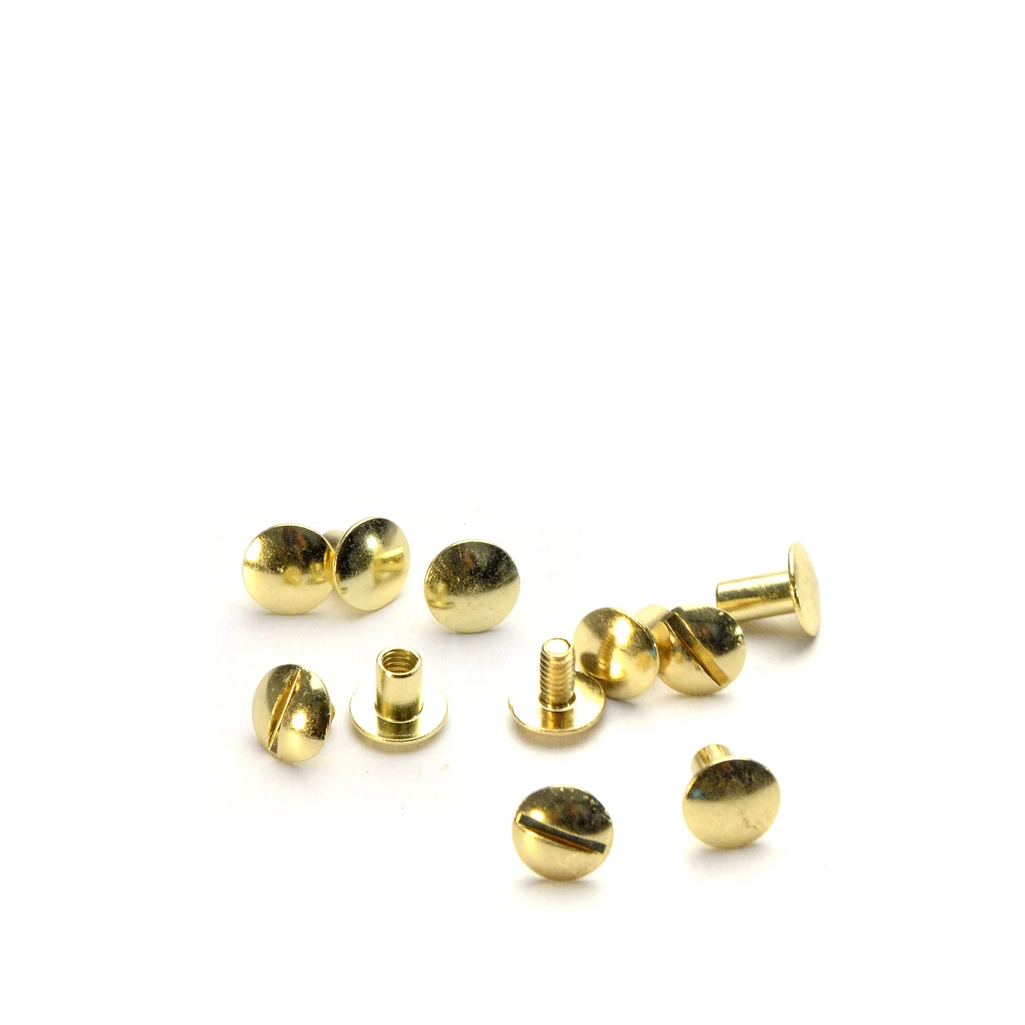 Closed Back Screwposts - Brass Finish