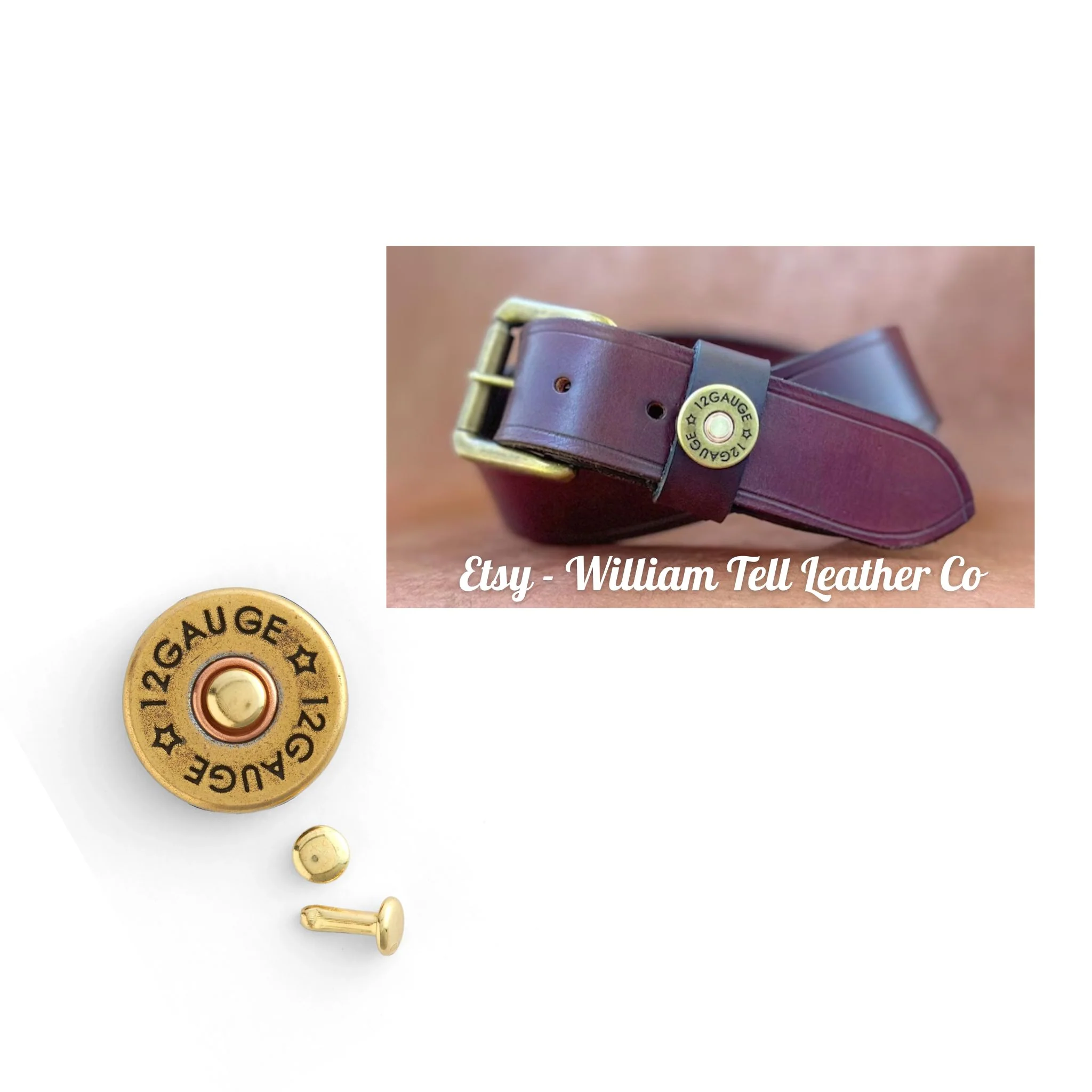 Shotgun Shell Concho (Rivet) - Image 2