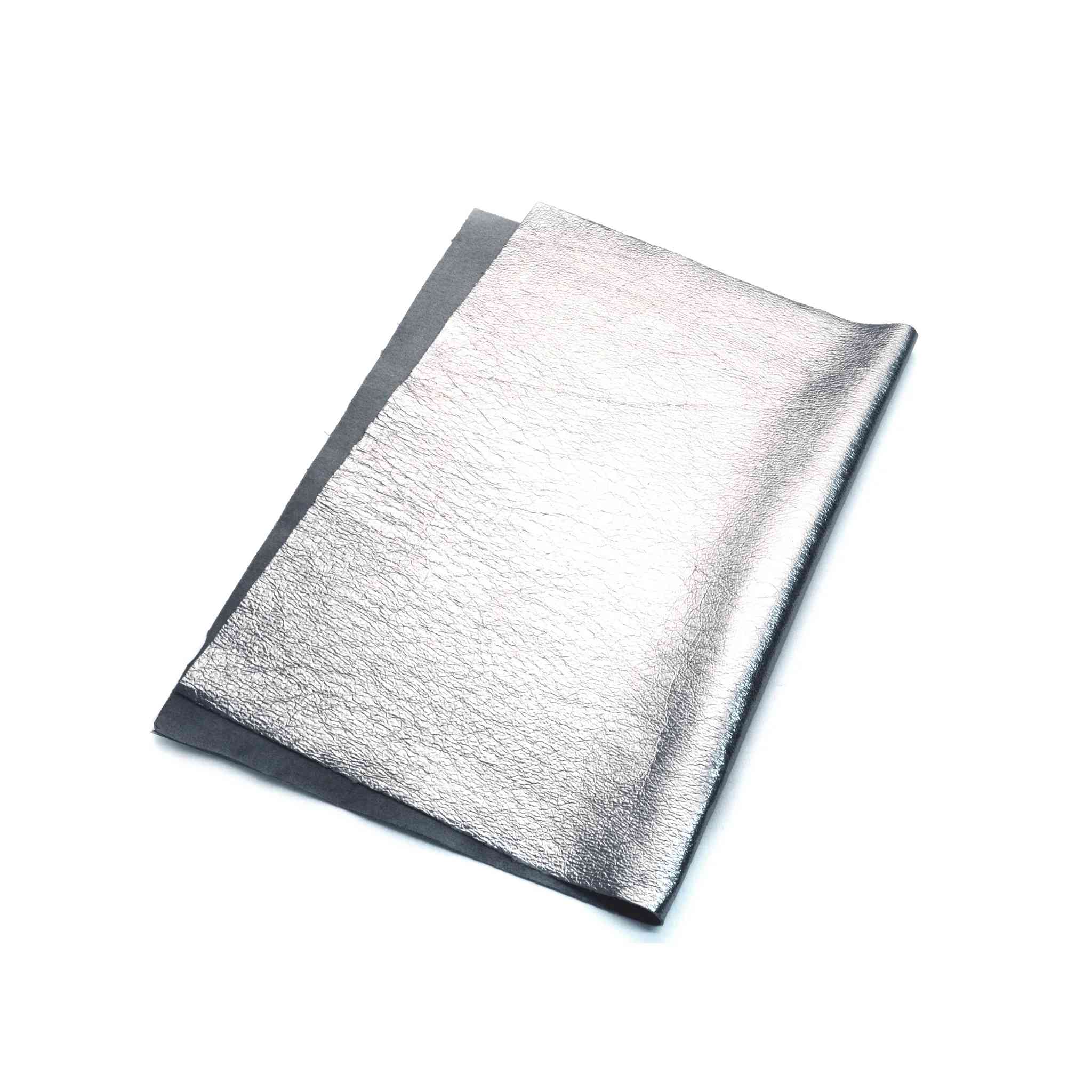 Silver Metallic Foil Leather - Image 3