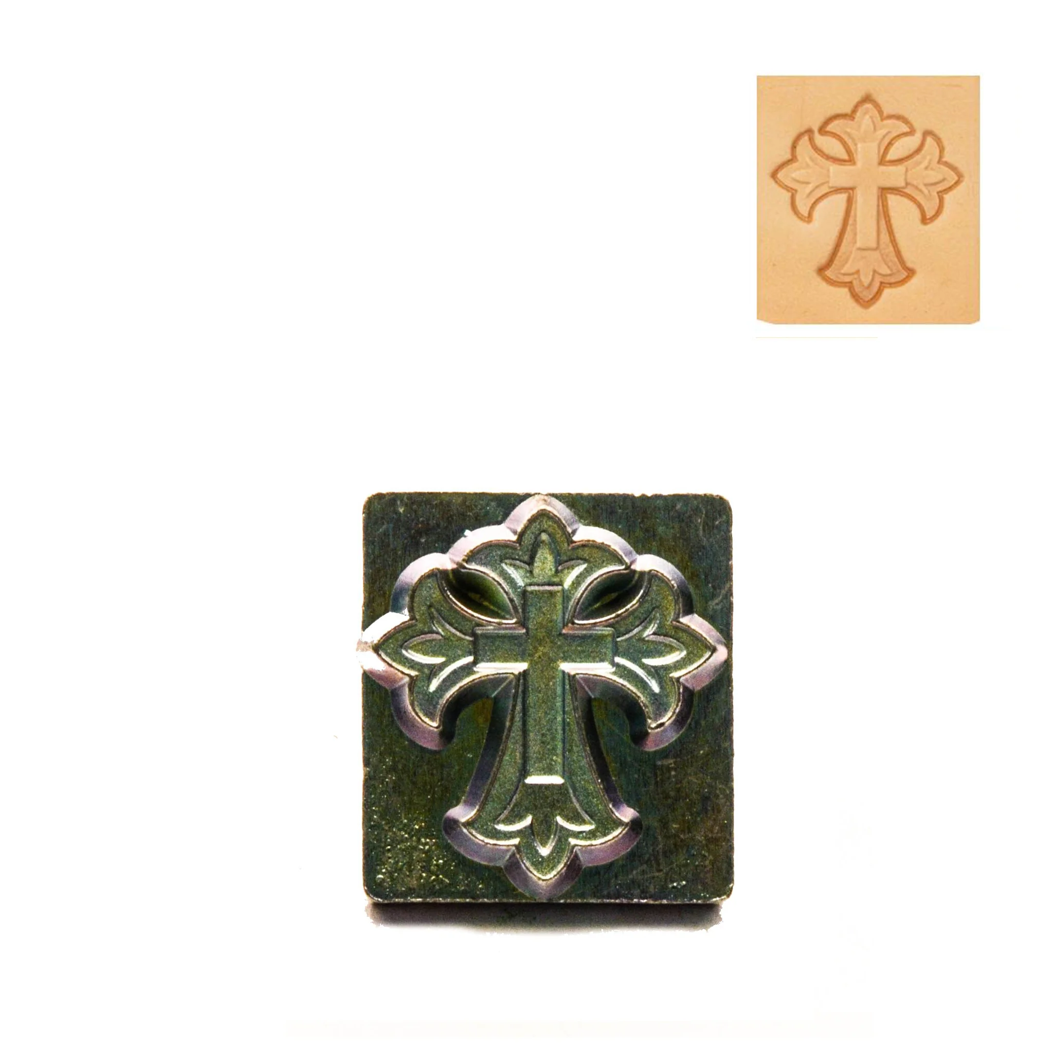 Ornate Cross 3D Embossing Stamp