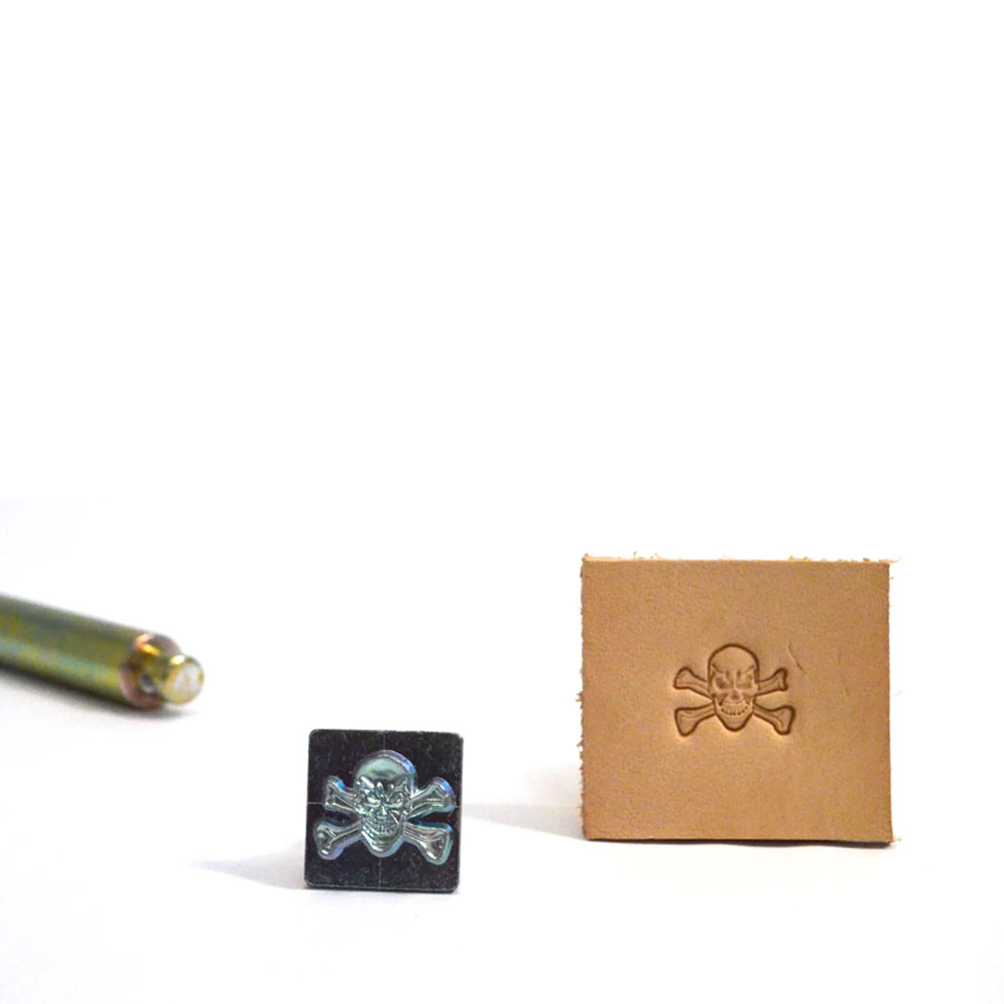 Skull and Crossbones Mini 3D Embossing Stamp