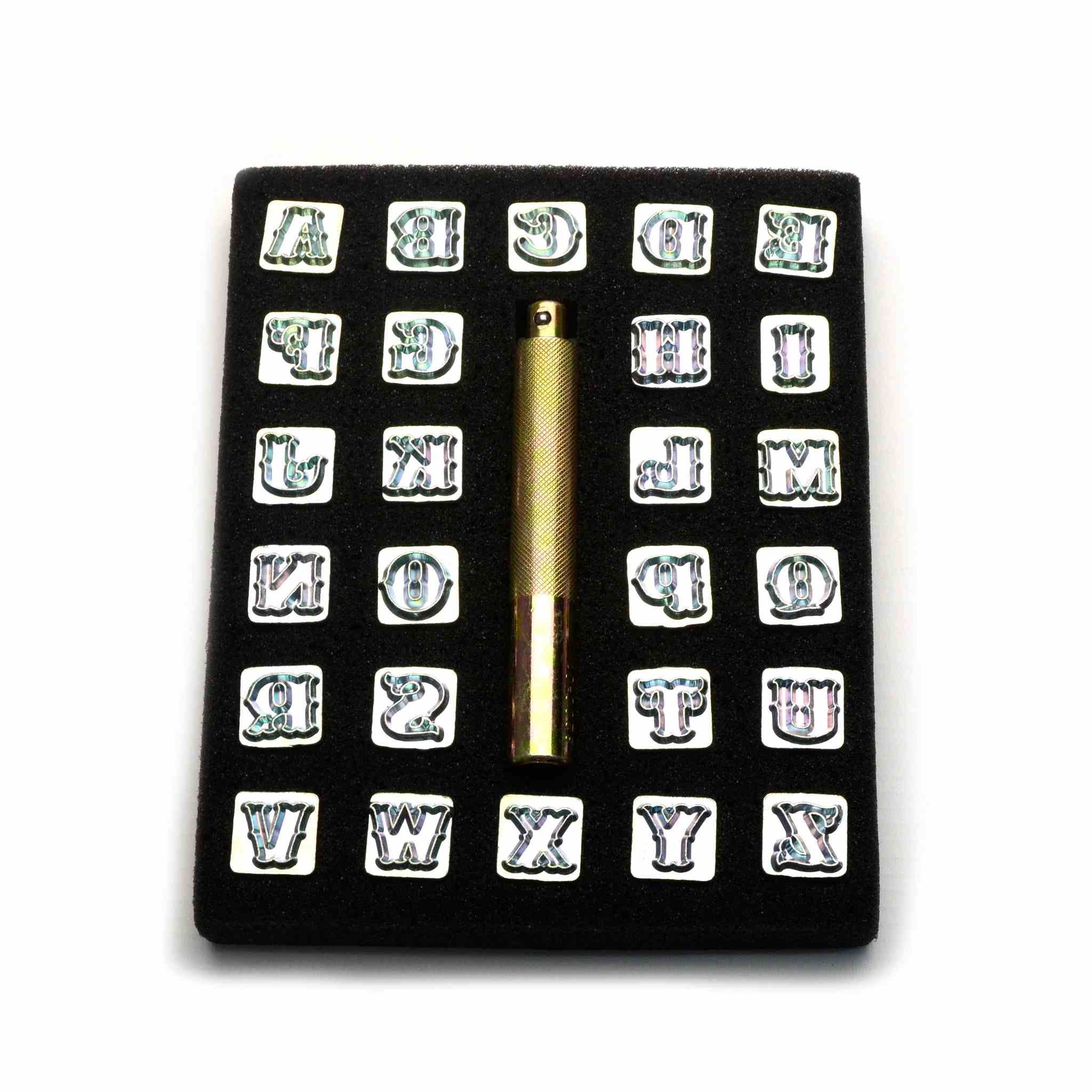 1/2" Standard Alphabet and Number Stamp Sets - Image 3