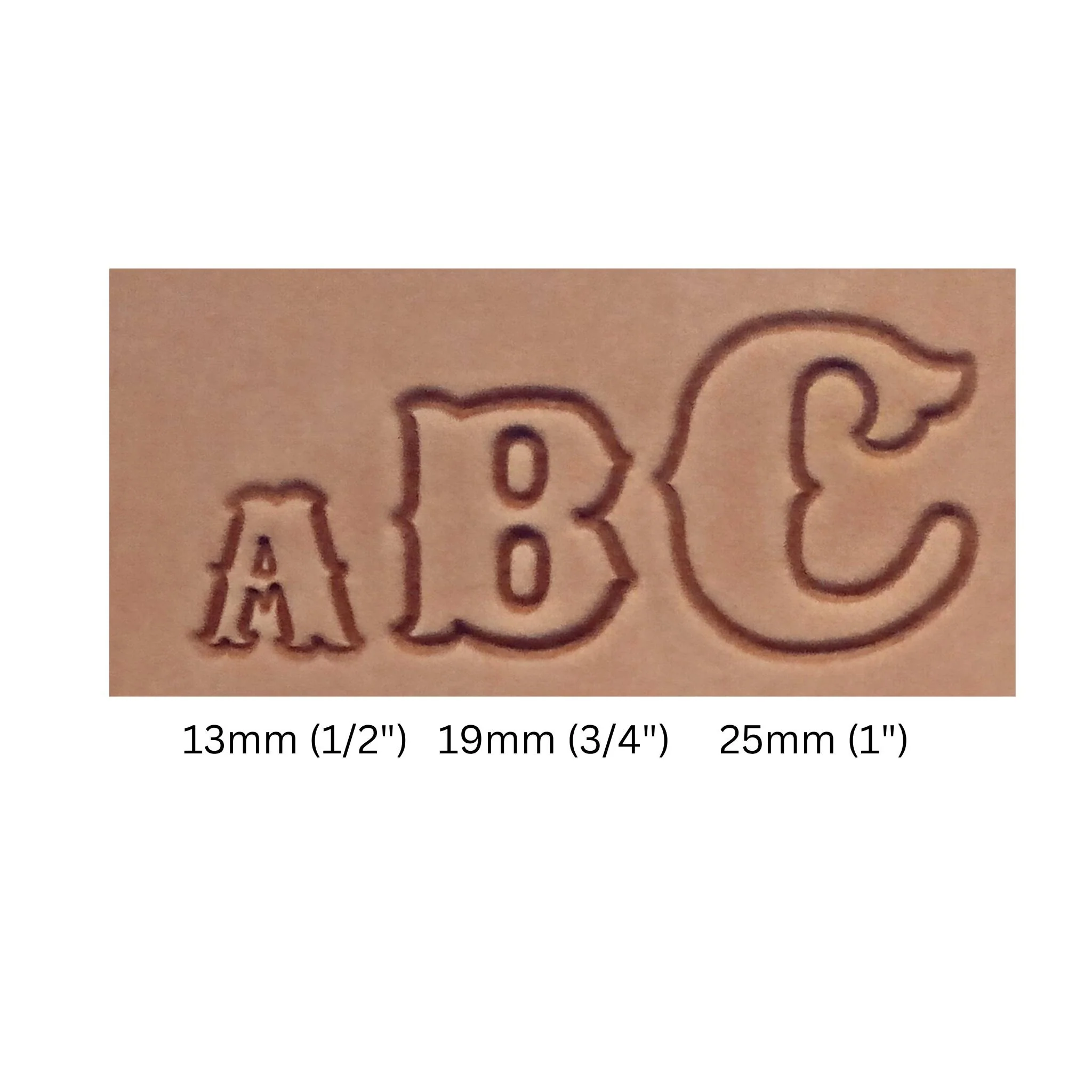 1/2" Standard Alphabet and Number Stamp Sets - Image 4