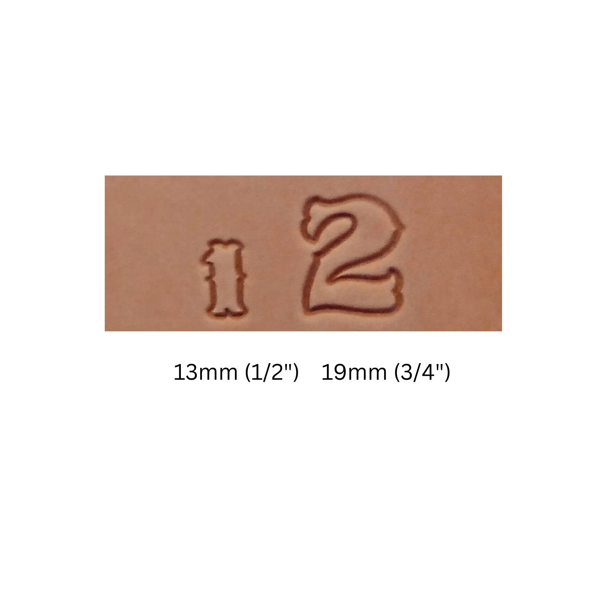 1/2" Standard Alphabet and Number Stamp Sets - Image 5