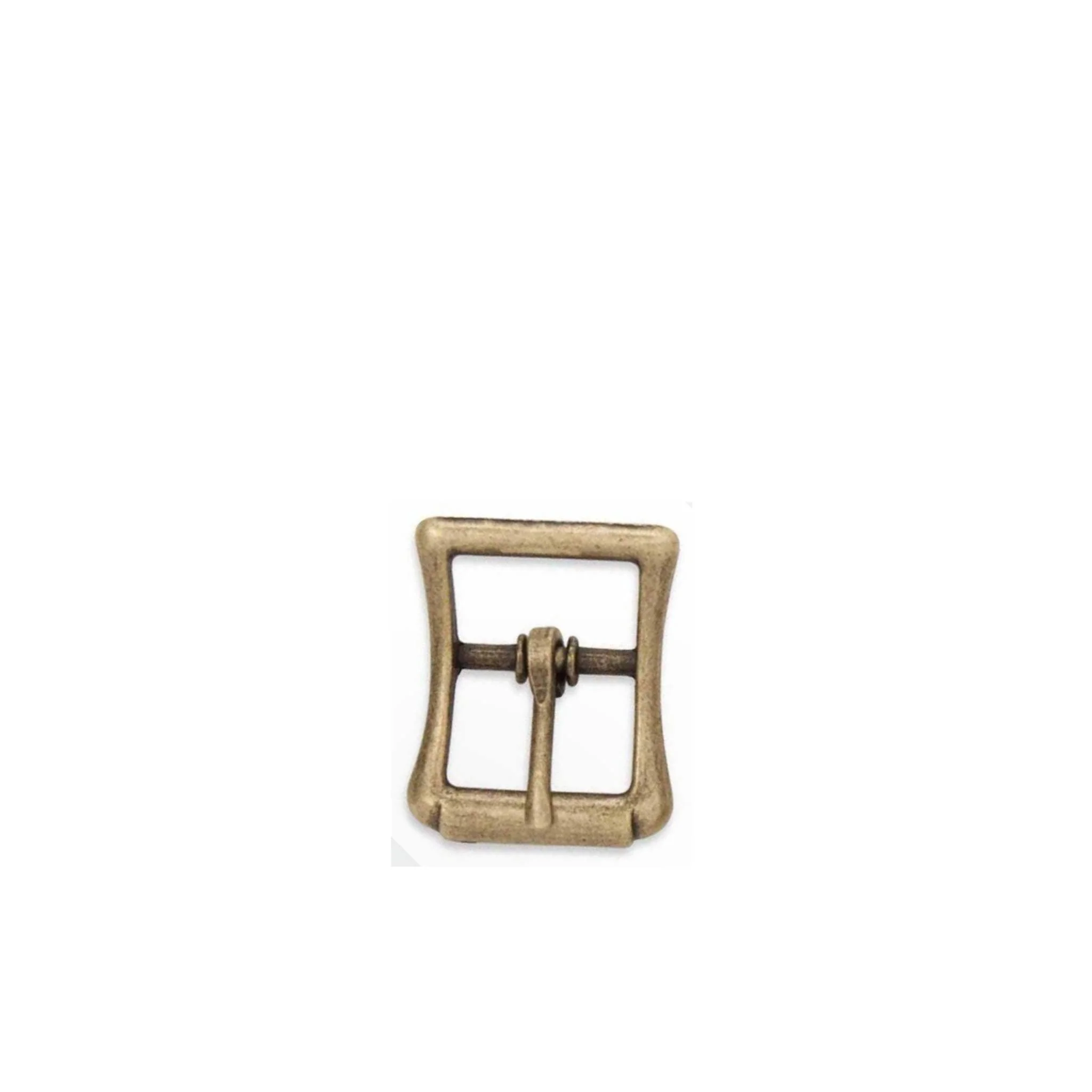 Small Strap Buckle Antique Brass - Image 2