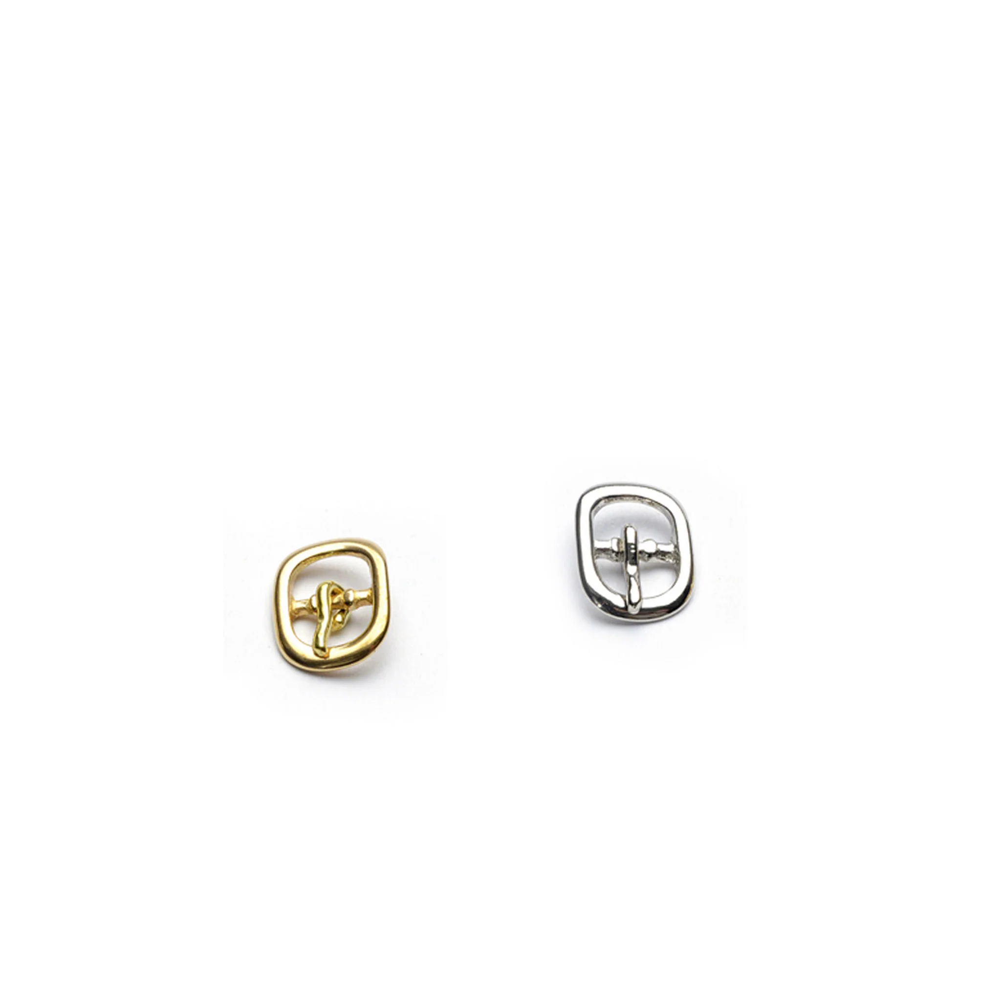 Small Strap Buckle Brass or Nickel/Brass