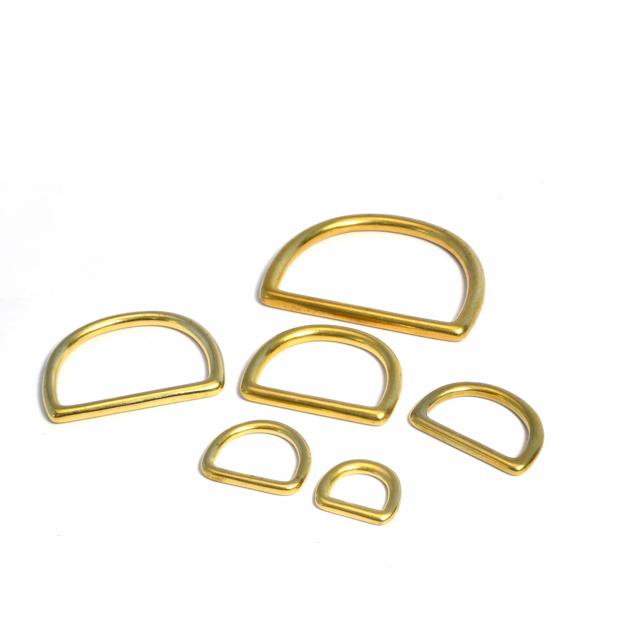 Solid Brass Dee 'D' Ring