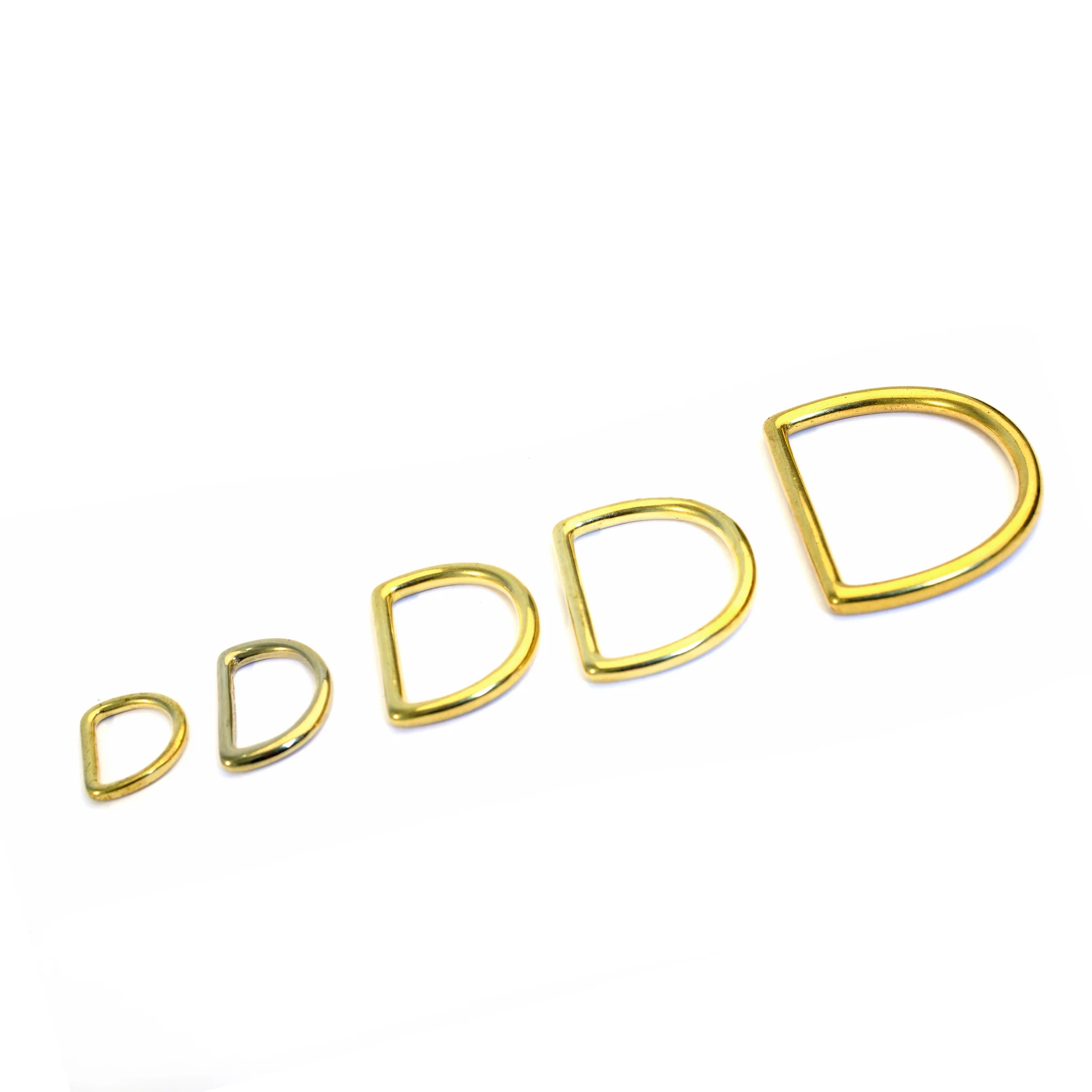 Solid Brass Dee 'D' Ring - Image 2