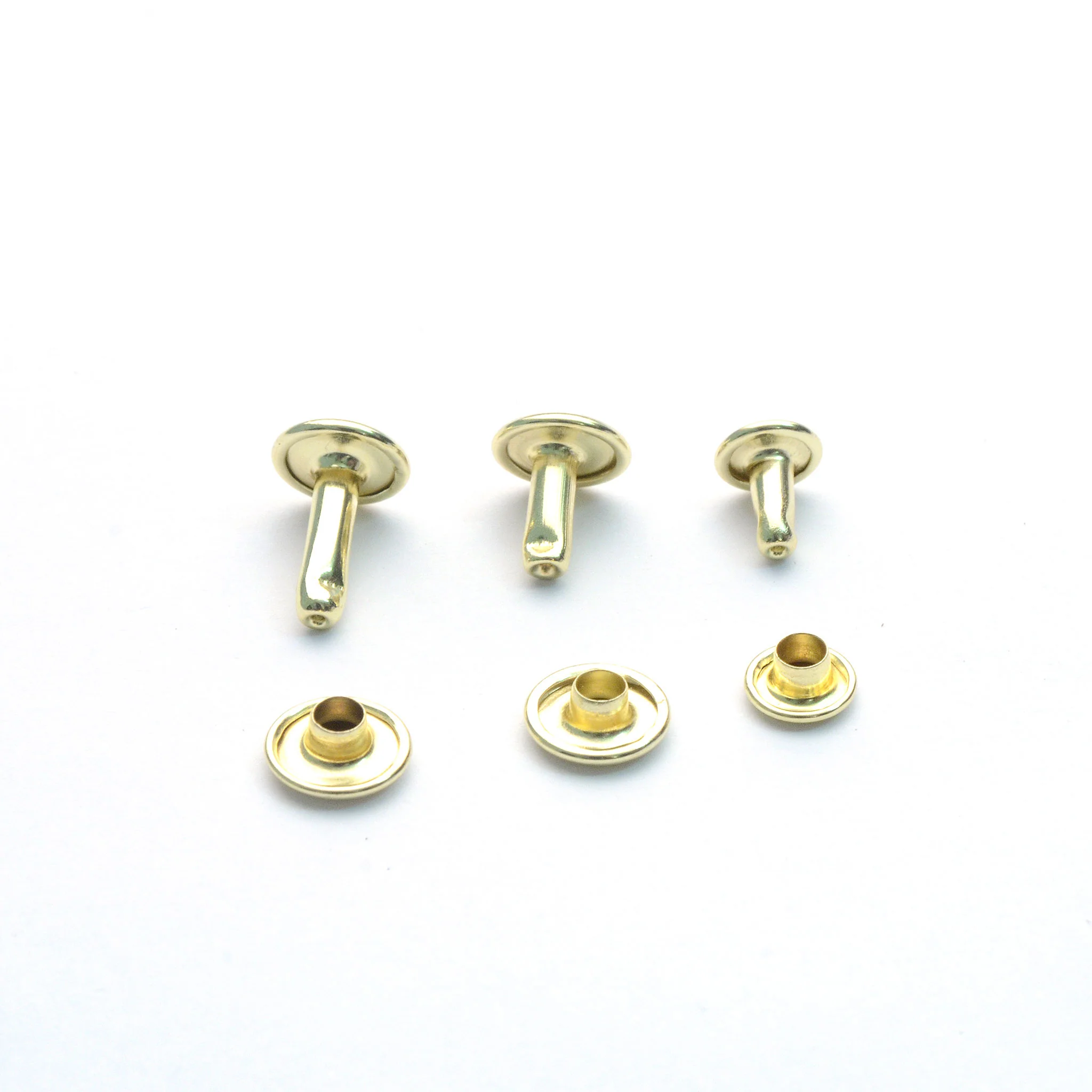 Solid Brass Rivets (Double Cap) - Image 2