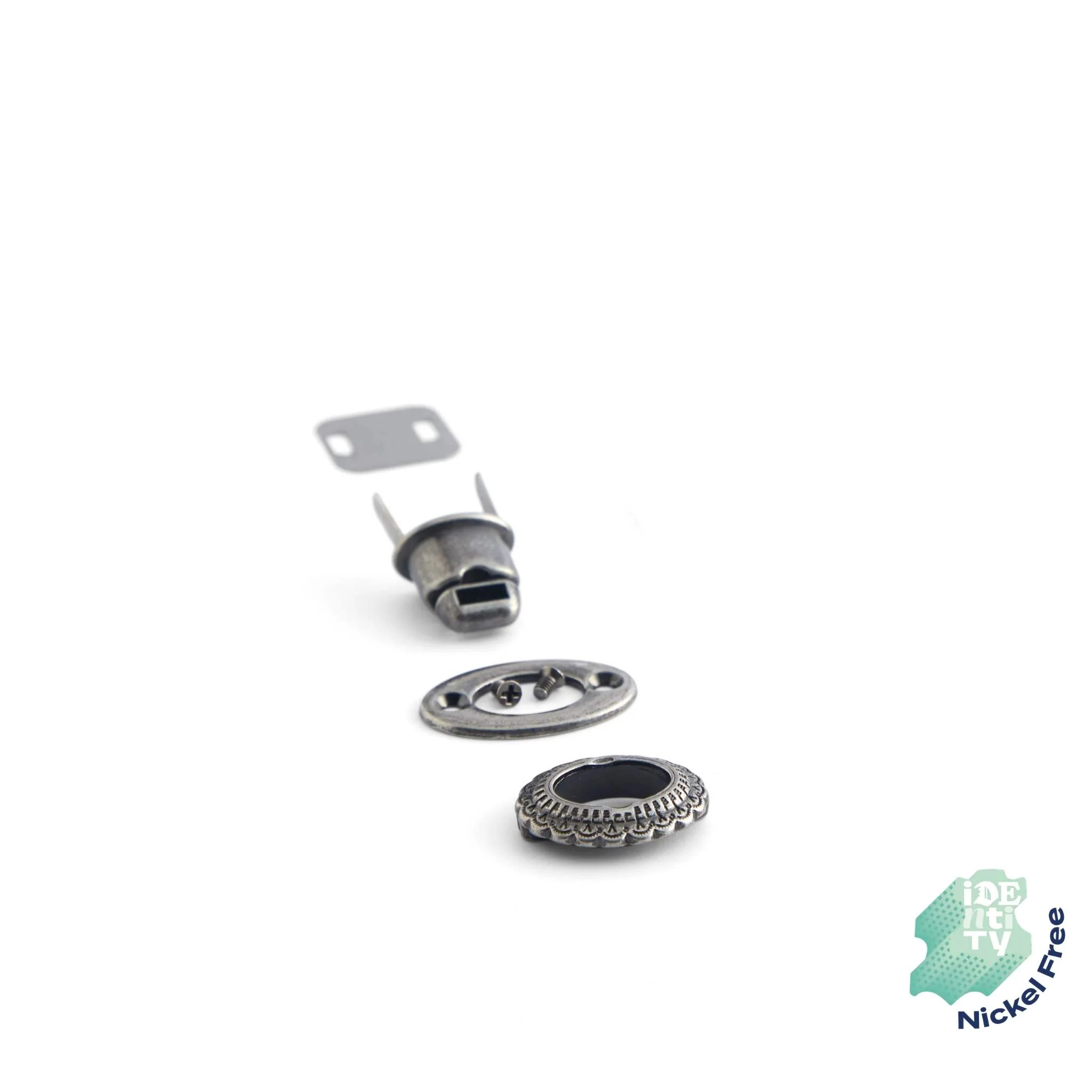 Sonora Antique Nickel Bag Clasp - Image 2