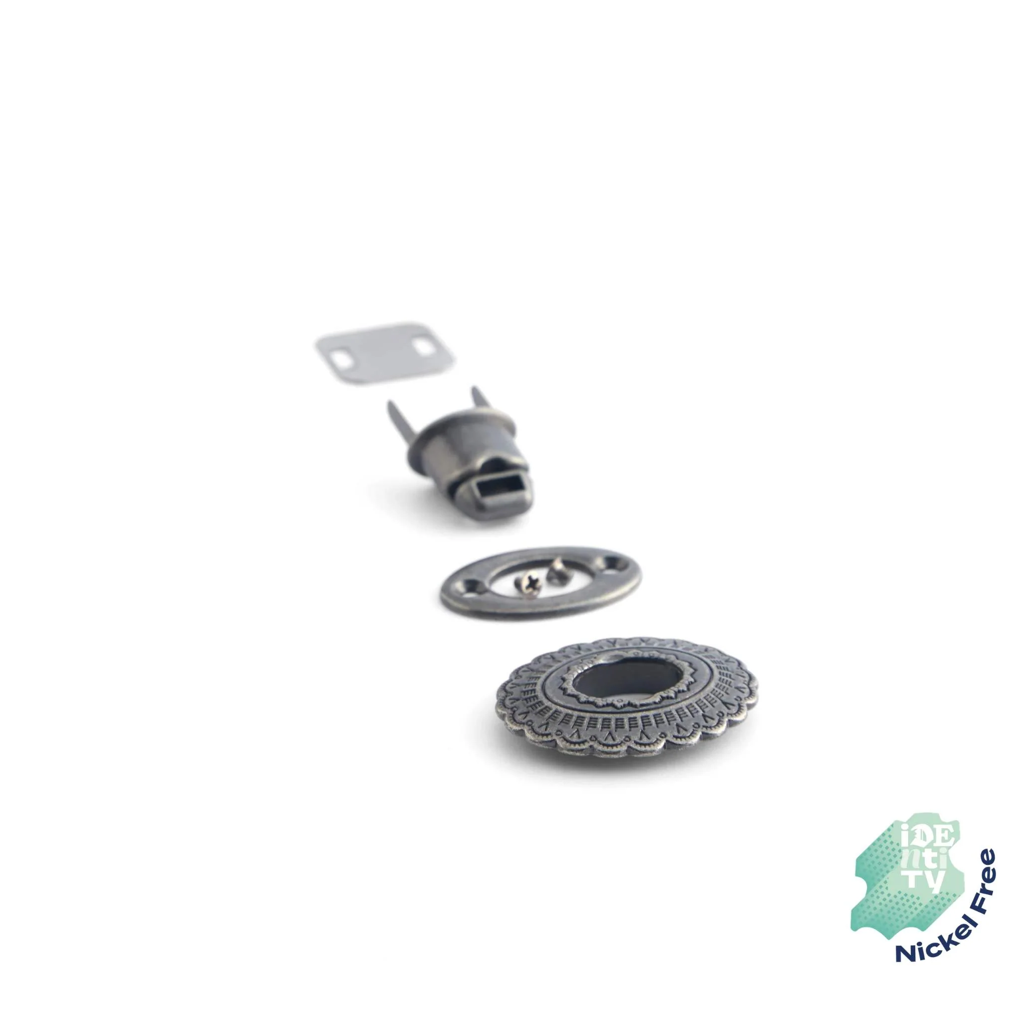 Sonora Antique Nickel Bag Clasp - Image 3