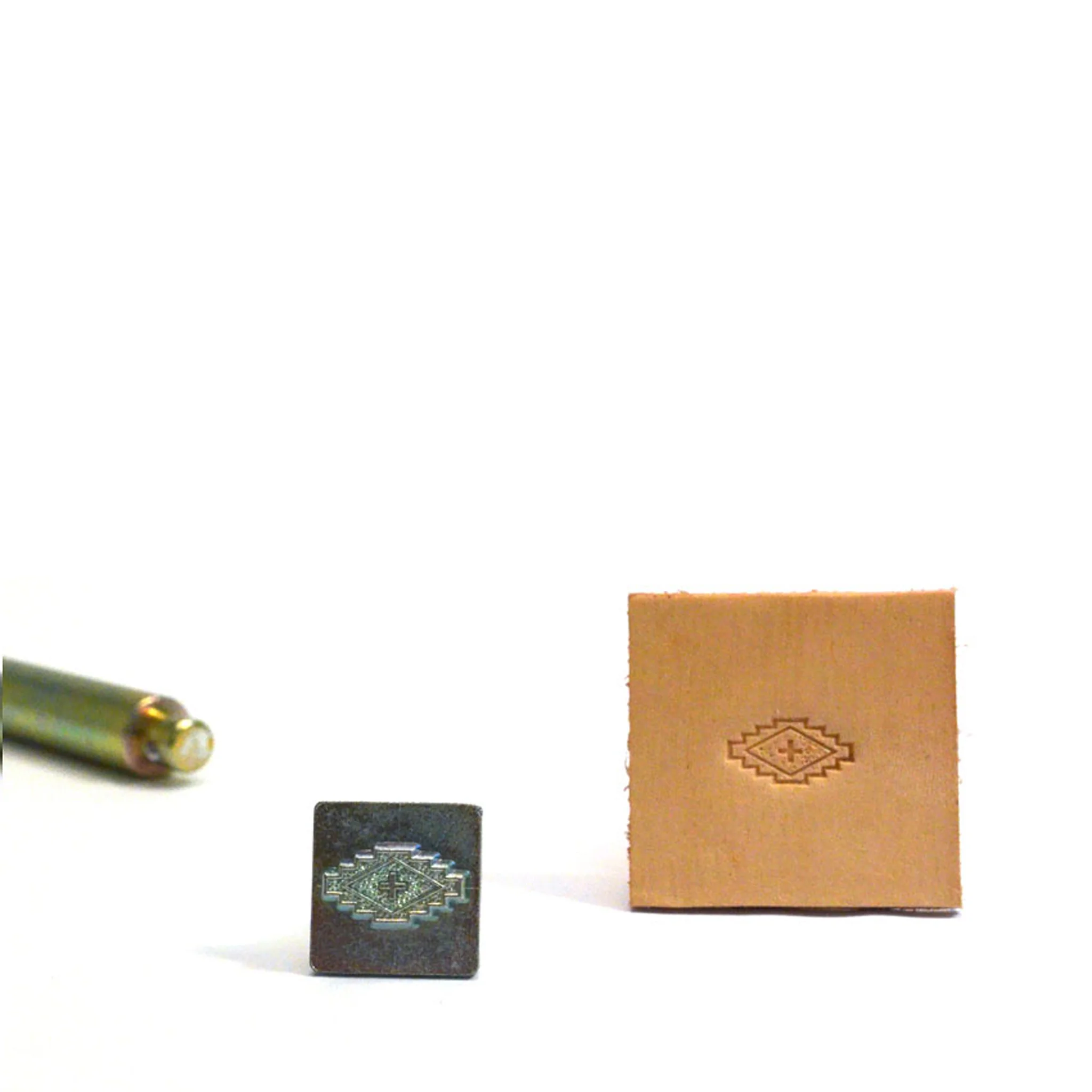Stepped Square Mini 3D Embossing Stamp
