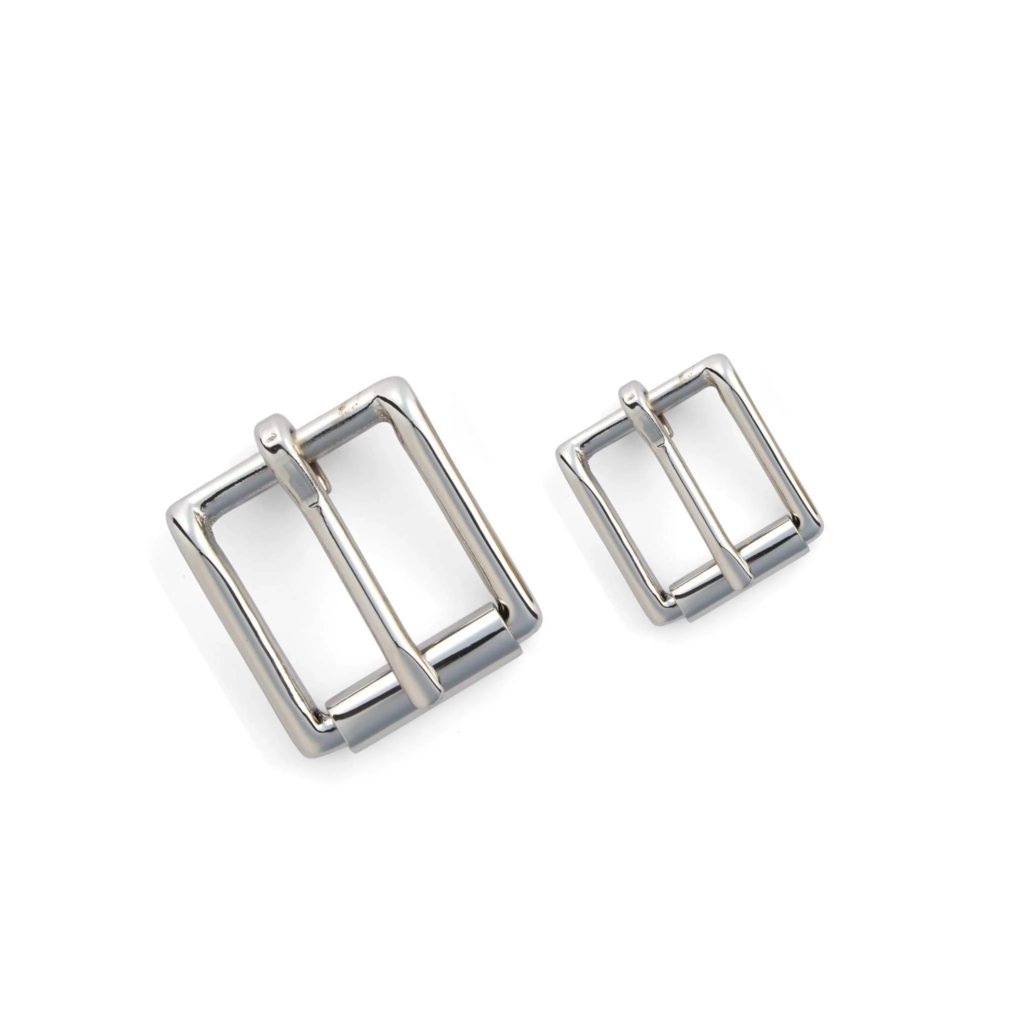 Strap Buckle Nickel over Solid Brass