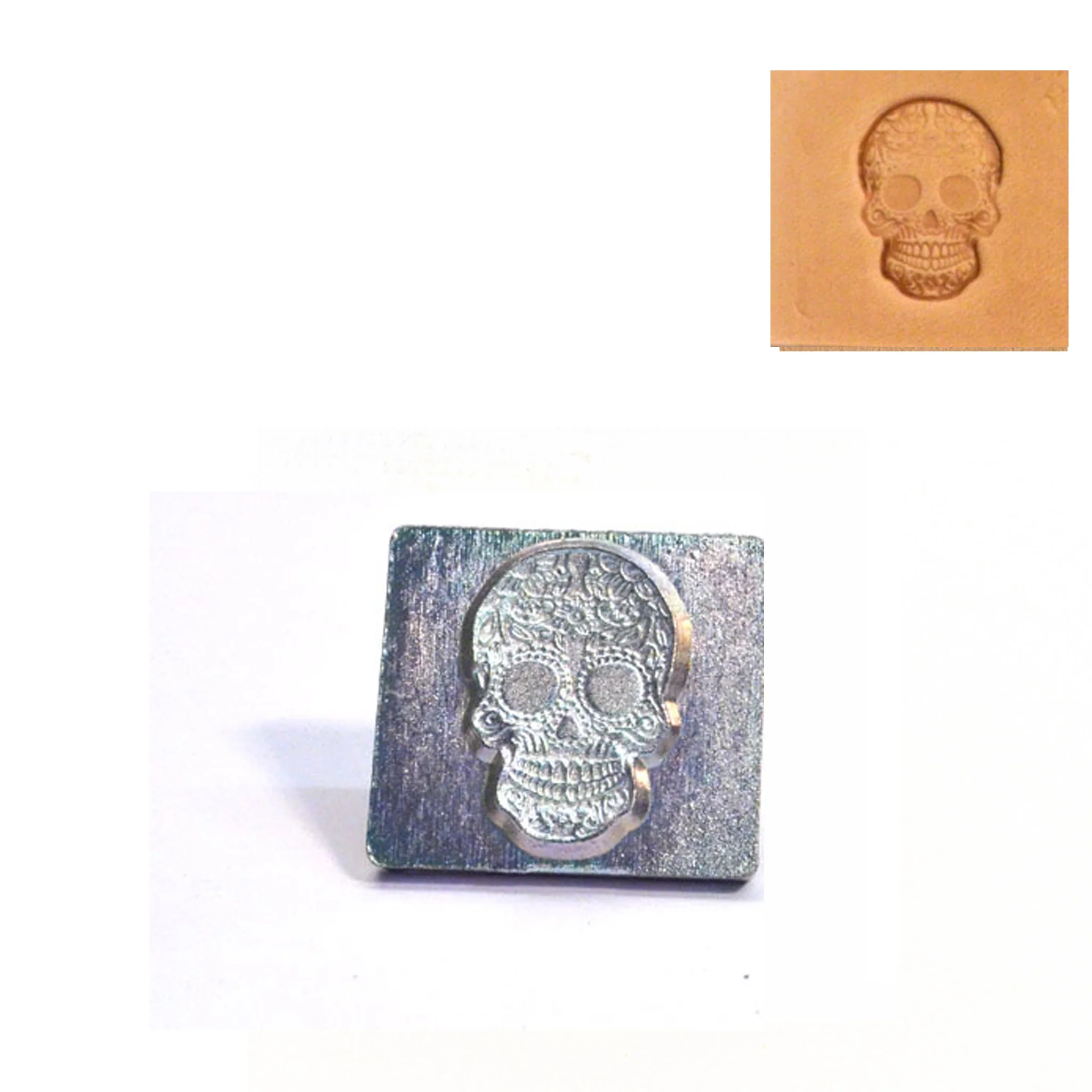 Sugar Skull 3D Embossing Stamp