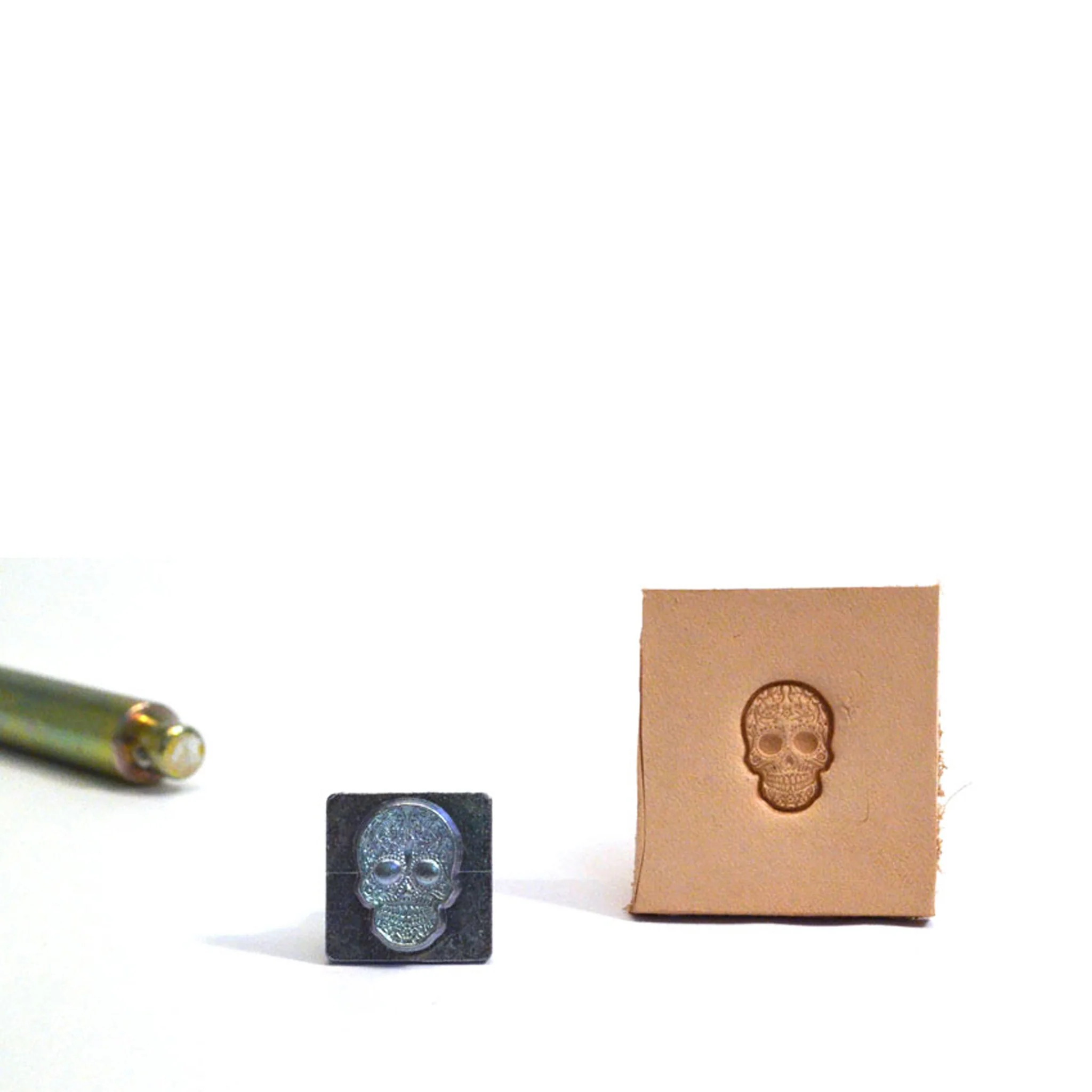 Sugar Skull Mini 3D Embossing Stamp