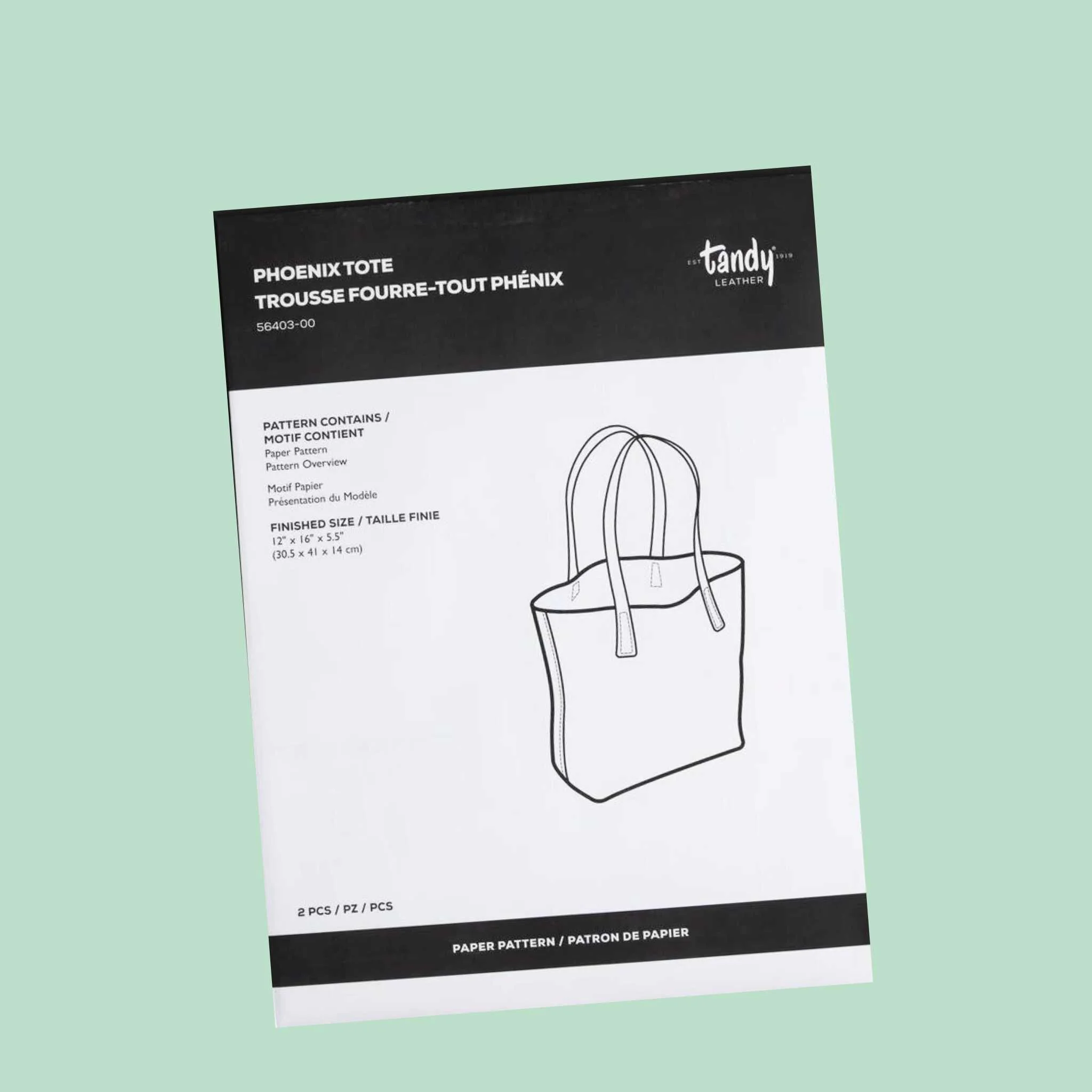 Tote Bag Paper Pattern