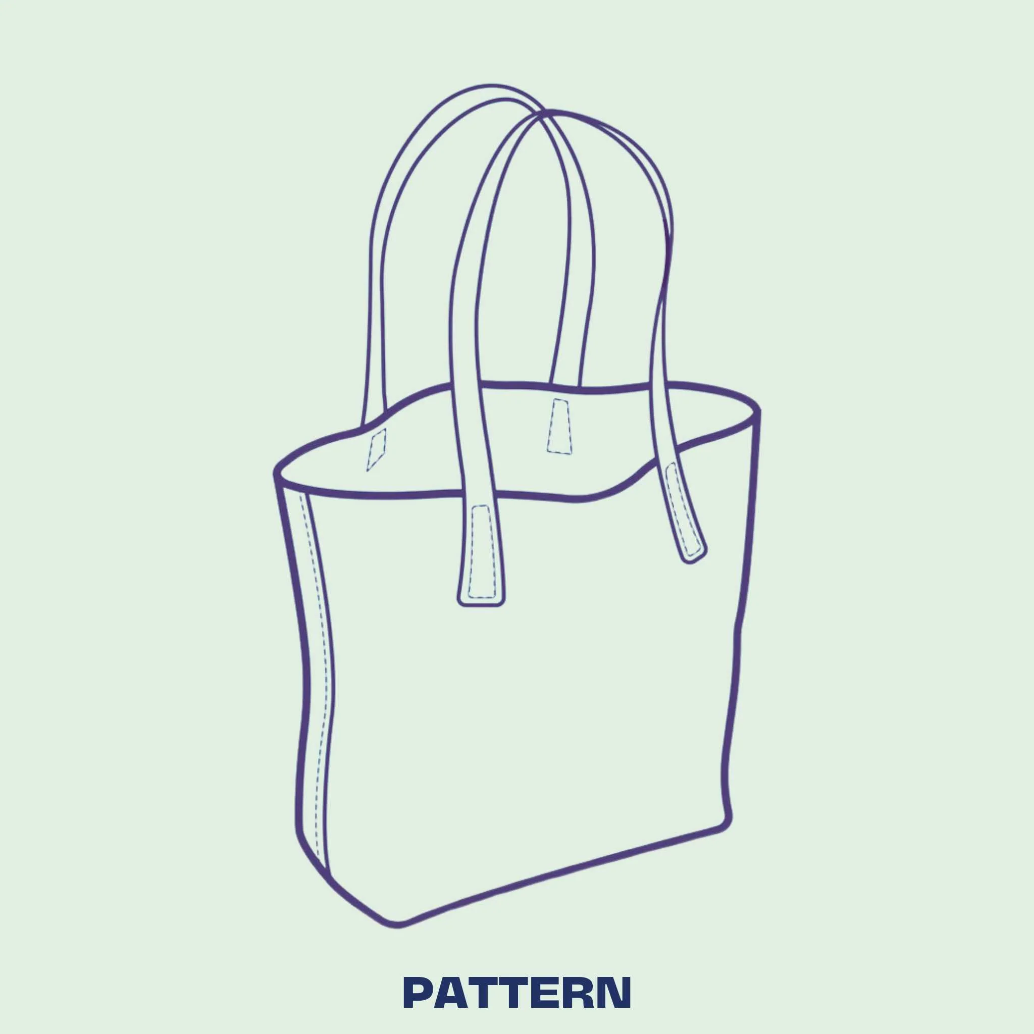 Tote Bag Paper Pattern - Image 3