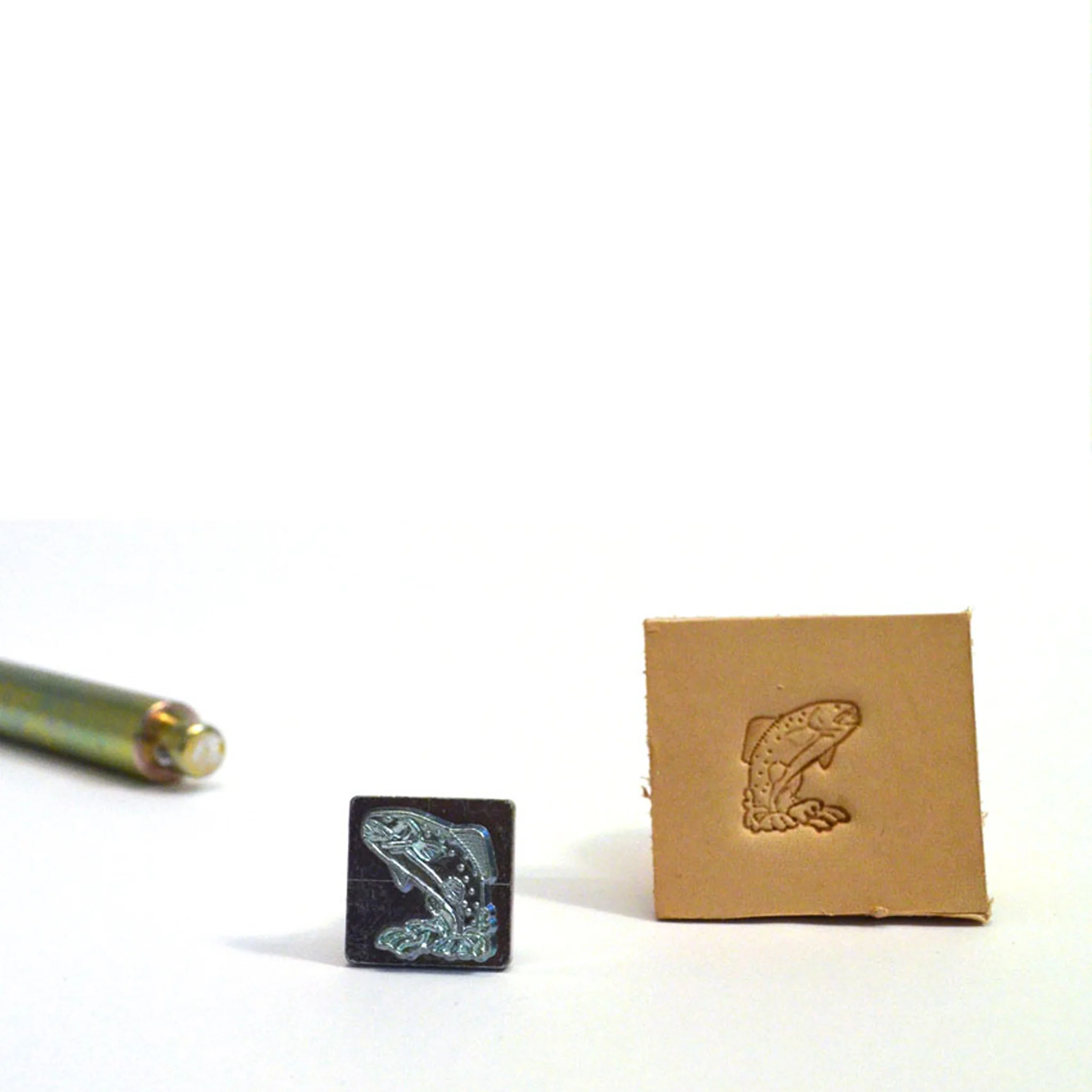 Trout (Fish) Mini 3D Embossing Stamp