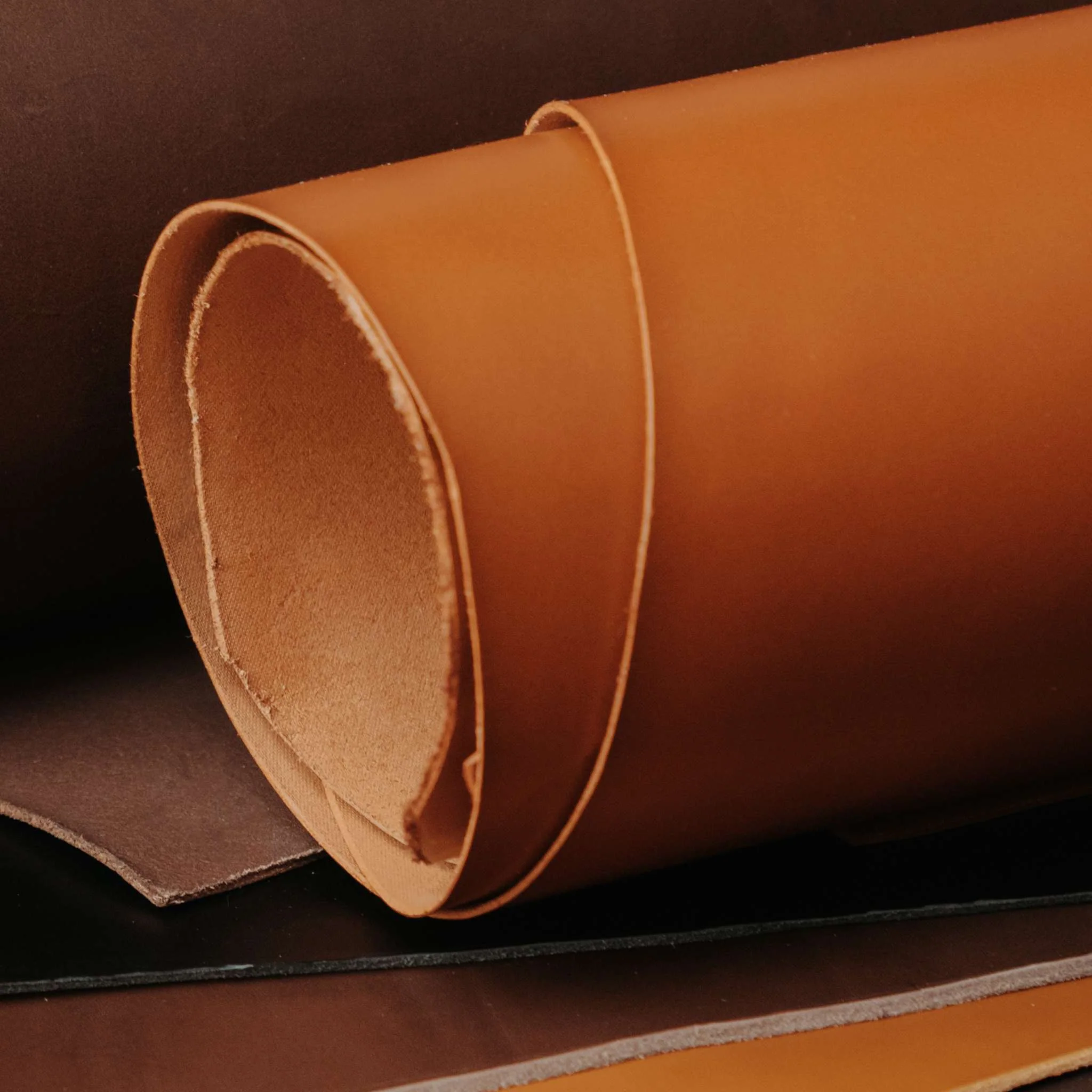 Veg Tan Shoulder End Cuts - Cognac