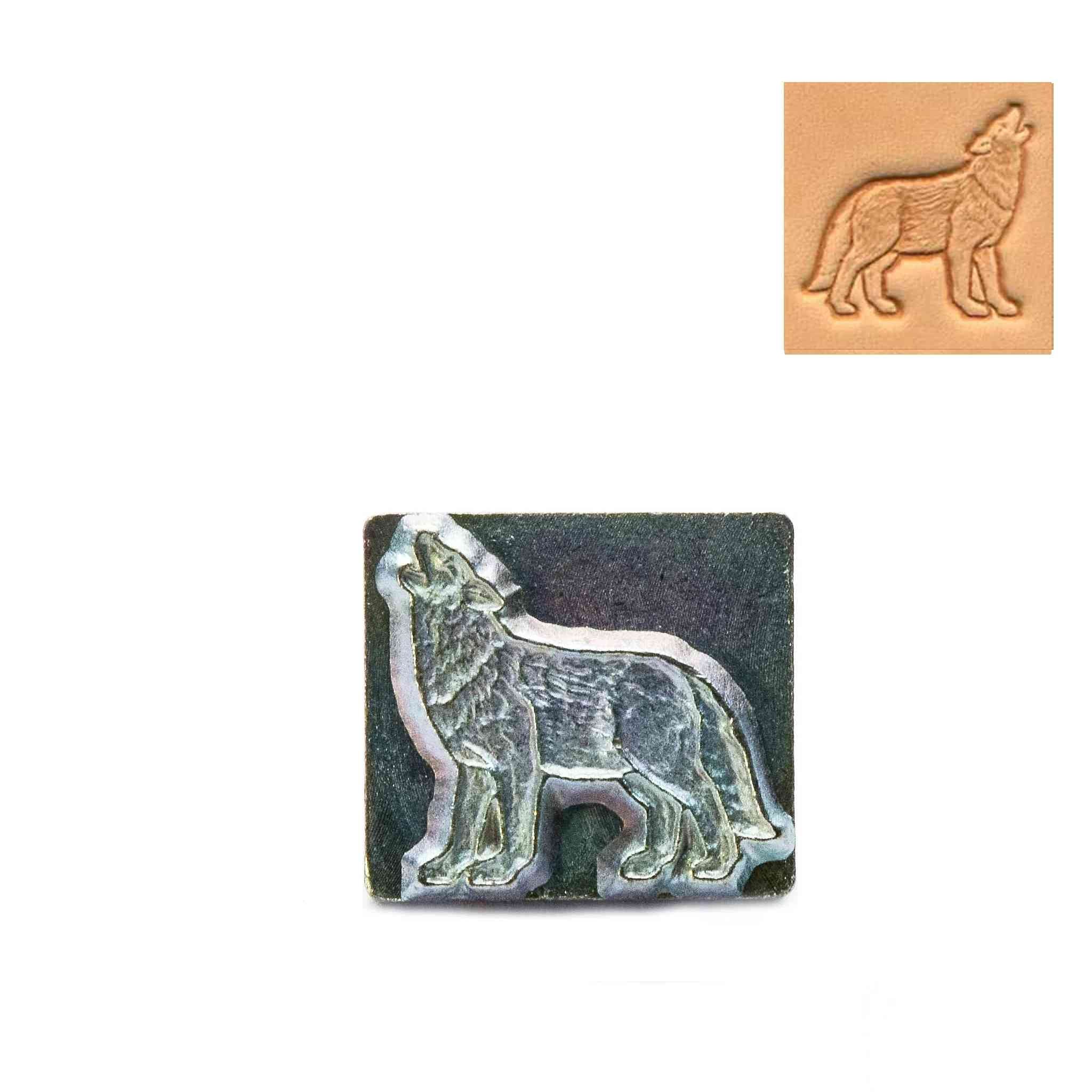 Wolf 3D Embossing Stamp