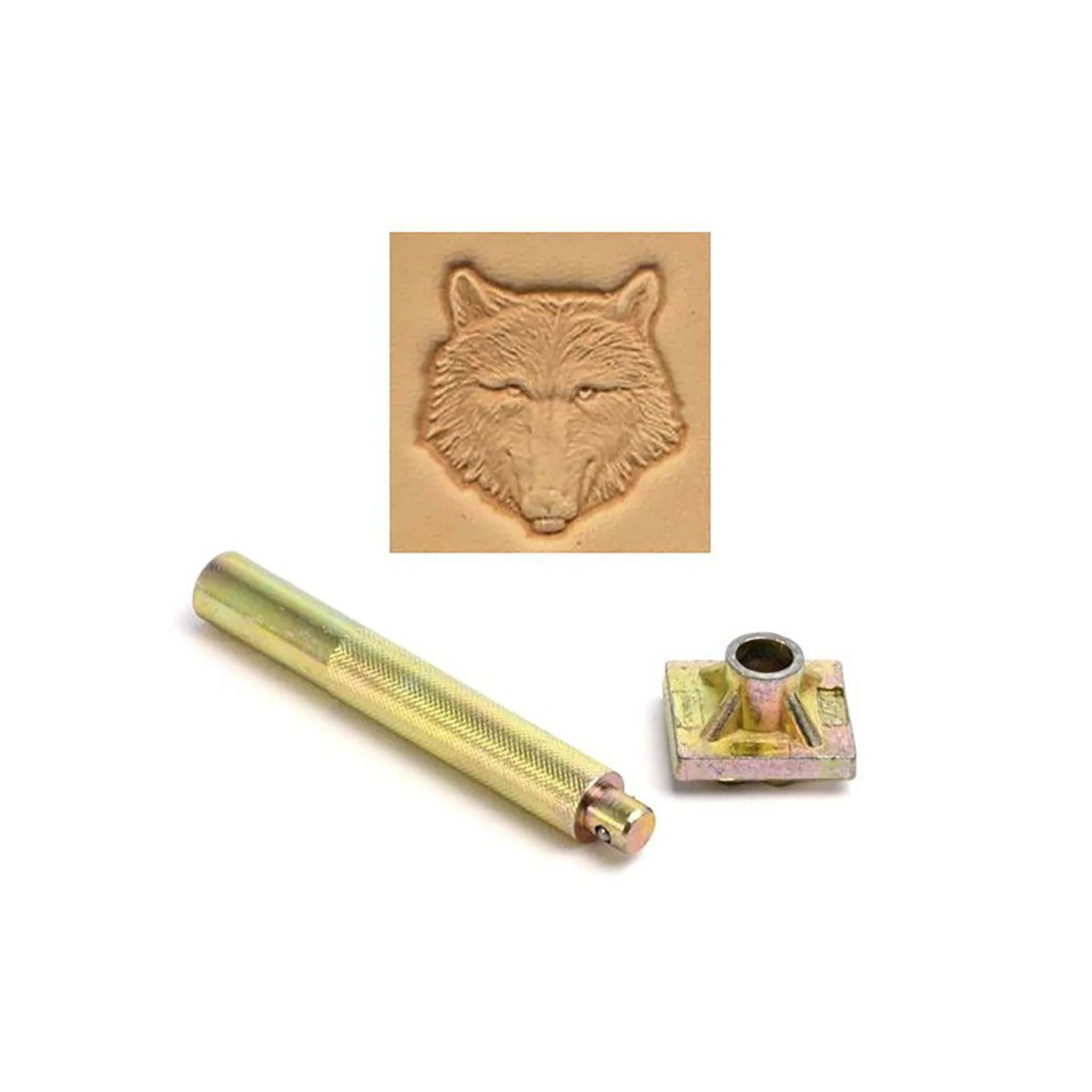 Wolf Head 3D Embossing Stamp - Image 2