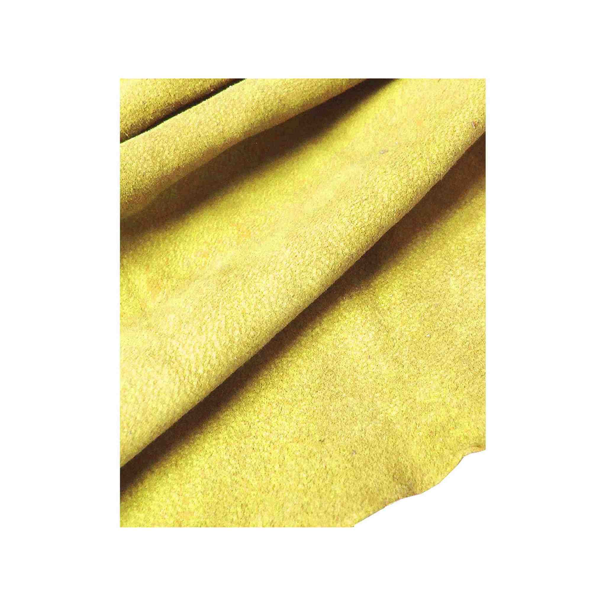 Yellow Lightweight Pig Suede - Image 3